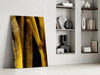 Yellow Story Glass Wall Art by Insigneart USA