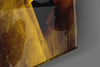 Yellow Story Glass Wall Art by Insigneart USA