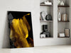 Yellow Story Glass Wall Art by Insigneart USA