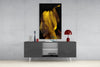 Yellow Story Glass Wall Art by Insigneart USA