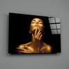 Gold Woman Glass Wall Art by Insigneart USA