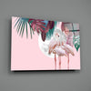 Flamingo Glass Wall Art by Insigneart USA