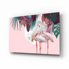 Flamingo Glass Wall Art by Insigneart USA