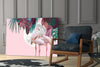 Flamingo Glass Wall Art by Insigneart USA