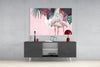 Flamingo Glass Wall Art by Insigneart USA