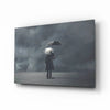 Storm in Thoughts Glass Wall Art by Insigneart USA