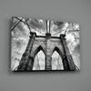 Brooklyn Bridge Glass Wall Art by Insigneart USA