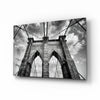 Brooklyn Bridge Glass Wall Art by Insigneart USA