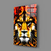 Lion Glass Wall Art by Insigneart USA