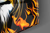 Lion Glass Wall Art by Insigneart USA