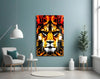 Lion Glass Wall Art by Insigneart USA