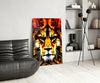 Lion Glass Wall Art by Insigneart USA