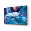 Blue Explosion Glass Wall Art by Insigneart USA