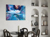 Blue Explosion Glass Wall Art by Insigneart USA