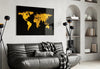 World Map Glass Wall Art by Insigneart USA