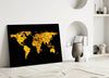 World Map Glass Wall Art by Insigneart USA