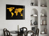 World Map Glass Wall Art by Insigneart USA