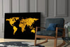 World Map Glass Wall Art by Insigneart USA