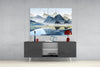 Mountains Glass Wall Art by Insigneart USA