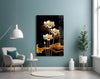 Flowers Glass Wall Art by Insigneart USA