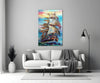 Sailboat Glass Wall Art by Insigneart USA