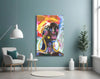Woman with Earrings Glass Wall Art by Insigneart USA