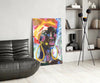 Woman with Earrings Glass Wall Art by Insigneart USA