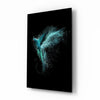 Luminious Parrot Glass Wall Art by Insigneart USA