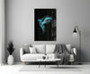 Luminious Parrot Glass Wall Art by Insigneart USA