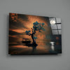 Night of the Tree Glass Wall Art by Insigneart USA