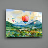 Hot Air Balloons Glass Wall Art by Insigneart USA