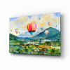 Hot Air Balloons Glass Wall Art by Insigneart USA