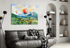 Hot Air Balloons Glass Wall Art by Insigneart USA