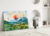 Hot Air Balloons Glass Wall Art by Insigneart USA