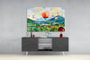Hot Air Balloons Glass Wall Art by Insigneart USA