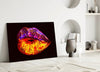 Lip Glass Wall Art by Insigneart USA