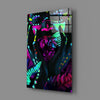 Neon Glances Glass Art by Insigneart USA