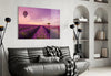 Lavender and Balloon Glass Art by Insigneart USA