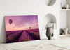 Lavender and Balloon Glass Art by Insigneart USA