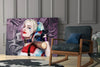 Harley Quinn Glass Art by Insigneart USA