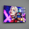 Harley Quinn Glass Art by Insigneart USA