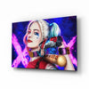 Harley Quinn Glass Art by Insigneart USA