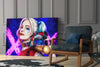 Harley Quinn Glass Art by Insigneart USA