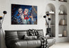 Harley Quinn and the Joker Glass Art by Insigneart USA