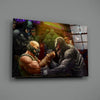 Venom vs Bane Glass Art by Insigneart USA