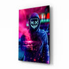 Neon Protest Glass Art by Insigneart USA
