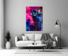 Neon Protest Glass Art by Insigneart USA