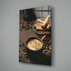 Cinnamon Coffee Glass Art by Insigneart USA
