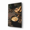 Cinnamon Coffee Glass Art by Insigneart USA