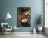 Cinnamon Coffee Glass Art by Insigneart USA